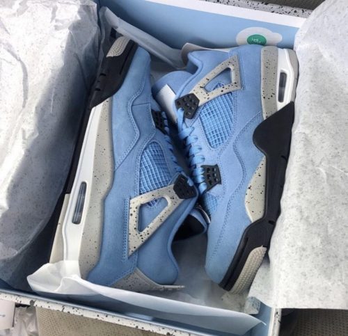 Jordan 4 Retro 'University Blue' photo review