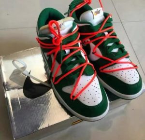 Off-White x Dunk Low 'Pine Green' photo review