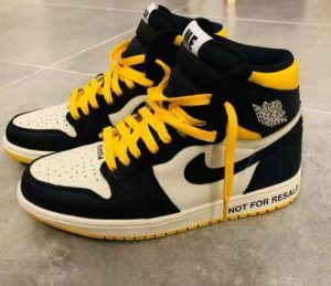 Jordan 1 Retro High OG NRG 'Not For Resale' -Yellow photo review