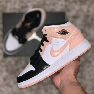 Jordan 1 Mid 'Crimson Tint' photo review