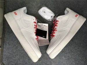 Supreme x Air Force 1 Low 'Box Logo - White' photo review