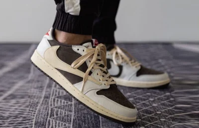 Travis Scott x Jordan 1 Low 'Reverse Mocha' photo review