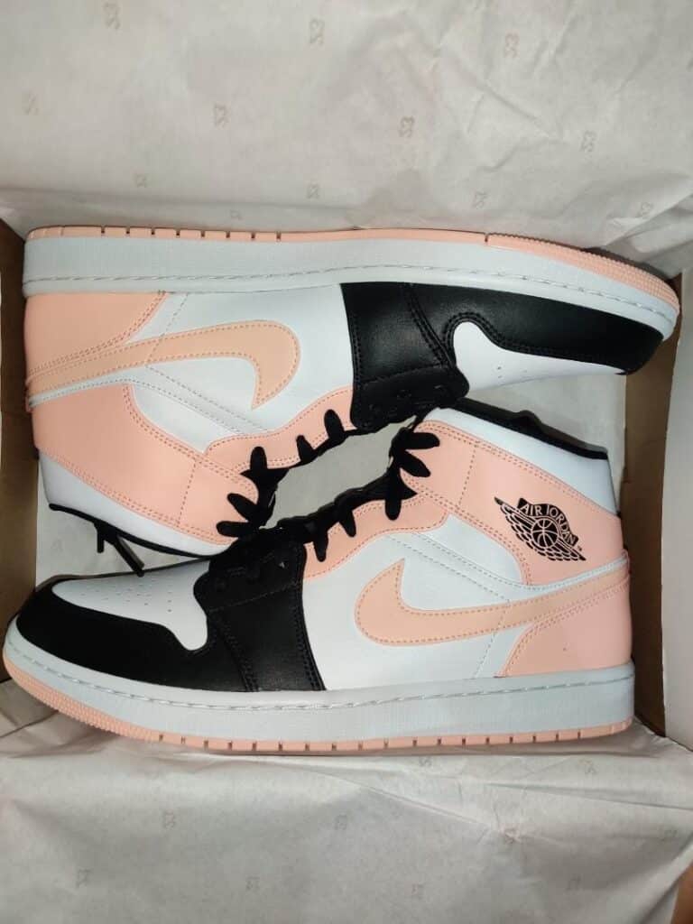 Jordan 1 Mid 'Crimson Tint' photo review