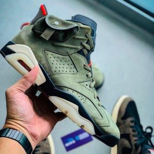 Travis Scott x Jordan 6 Retro 'Olive' photo review