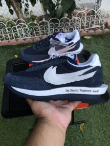 Fragment Design x sacai x LDV Waffle 'Blackened Blue' photo review