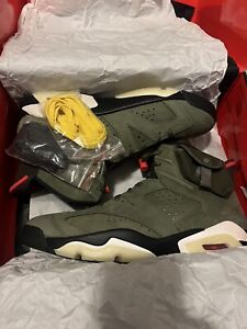 Travis Scott x Jordan 6 Retro 'Olive' photo review