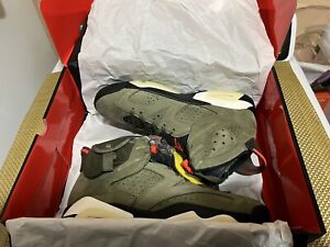 Travis Scott x Jordan 6 Retro 'Olive' photo review