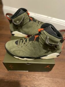 Travis Scott x Jordan 6 Retro 'Olive' photo review