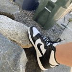 Dunk High 'Black White' photo review