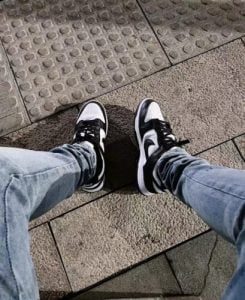 Dunk Low 'Black White' photo review