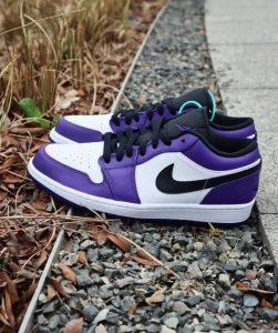 Air Jordan 1 Low 'Court Purple' photo review