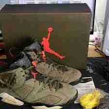 Travis Scott x Jordan 6 Retro 'Olive' photo review