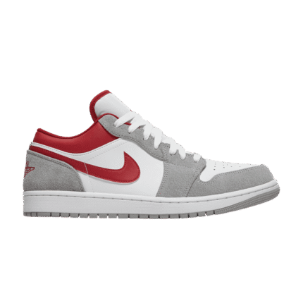 JORDAN 1 LOW SE 'LIGHT SMOKE GREY GYM RED'