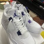 Jordan 4 Retro 'Purple Metallic' photo review