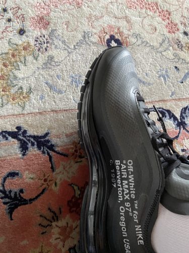 Off-White x Air Max 97 'Black' photo review