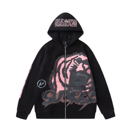 Travis Scott Cactus Jack x Fujiwara Hiroshi Zip-Up Hoodie