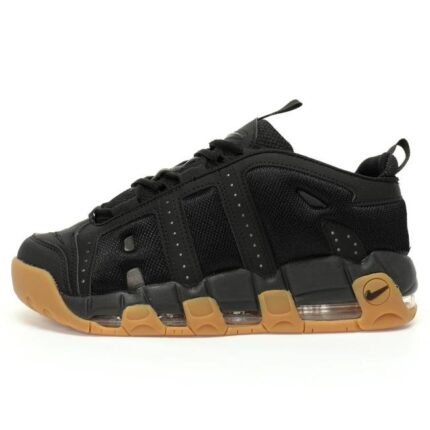 Air More Uptempo Low 'Black/Gum'